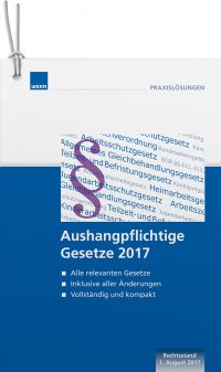Aushangpflichtige Gesetze 2014