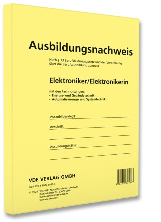 Ausbildungsnachweis Elektroniker/Elektronikerin