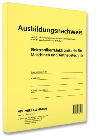 Ausbildungsnachweis Elektroniker/Elektronikerin für Maschinen und Antriebstechnik