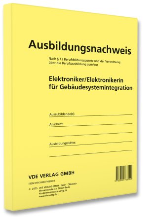 Ausbildungsnachweis Elektroniker/Elektronikerin für Gebäudesystemintegration