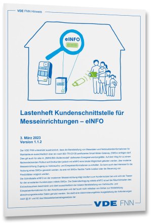 Lastenheft Kundenschnittstelle für Messeinrichtungen - eINFO
