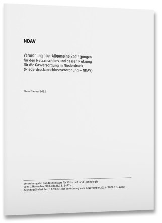 NDAV Gas – Niederdruckanschlussverordnung