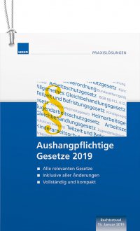 Aushangpflichtige Gesetze 2019