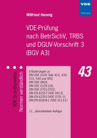 VDE-Prüfung nach BetrSichV, TRBS und DGUV-Vorschrift 3 (BGV A3)