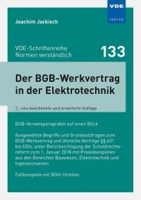 Der BGB-Werkvertrag in der Elektrotechnik