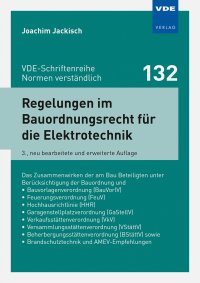 Regelungen im Bauordnungsrecht für die Elektrotechnik