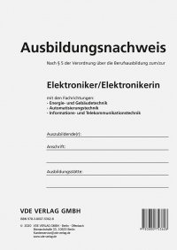 Ausbildungsnachweis Elektroniker/Elektronikerin