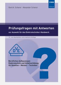 Prüfungsfragen mit Antworten zur Auswahl für das Elektrotechniker-Handwerk