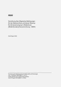 NDAV Gas – Niederdruckanschlussverordnung