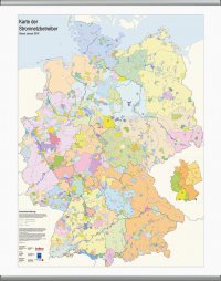 Karte der Stromnetzbetreiber 2019
