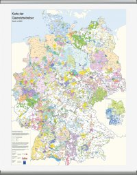 Karte der Gasnetzbetreiber 2020