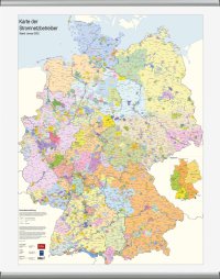 Karte der Stromnetzbetreiber 2022