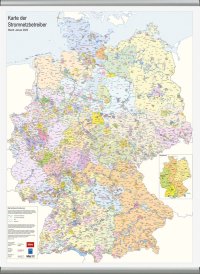 Karte der Stromnetzbetreiber 2025