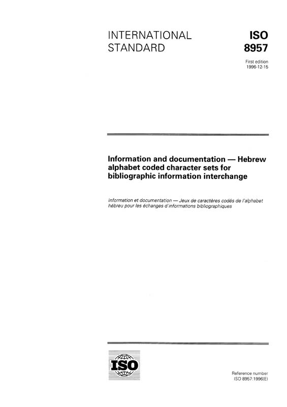 ISO 8957:1996 - IEC-Normen - VDE VERLAG