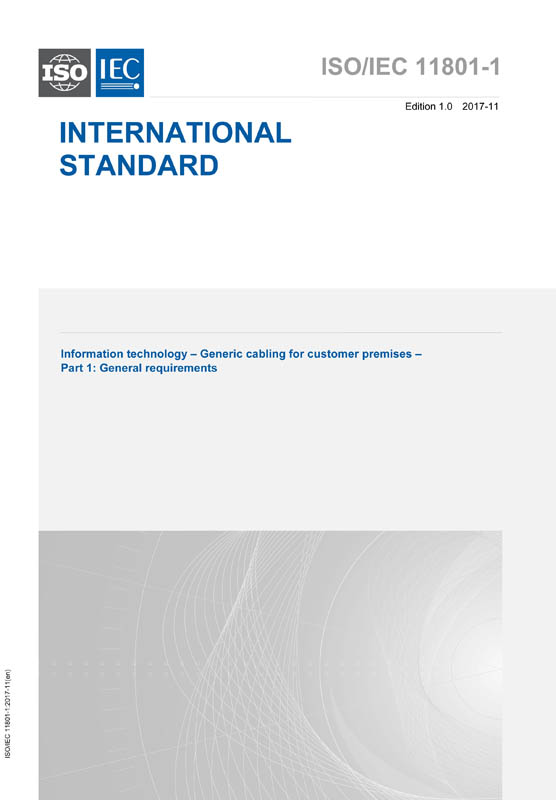 ISO/IEC 11801-1:2017 - IEC Standards - VDE Publishing House