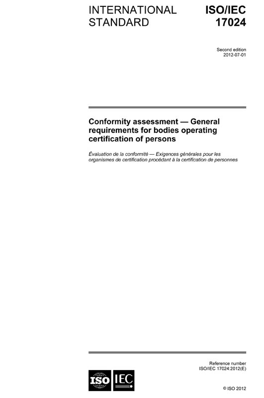 ISO/IEC 17024:2012 - IEC-Normen - VDE VERLAG