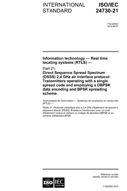 ISO/IEC 24730-21:2012 - IEC Standards - VDE Publishing House