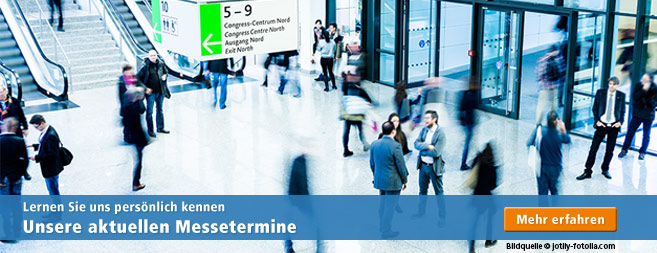 Besuchen Sie uns auf Fachmessen