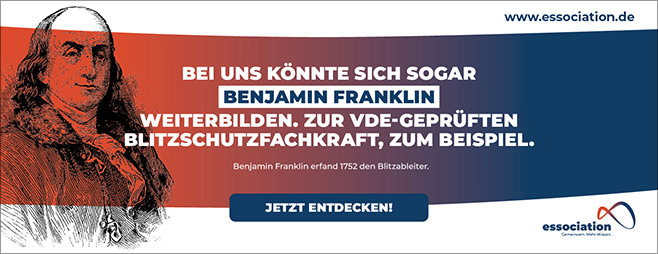 Blitzschutzseminare auf unserer Plattform essociation.de