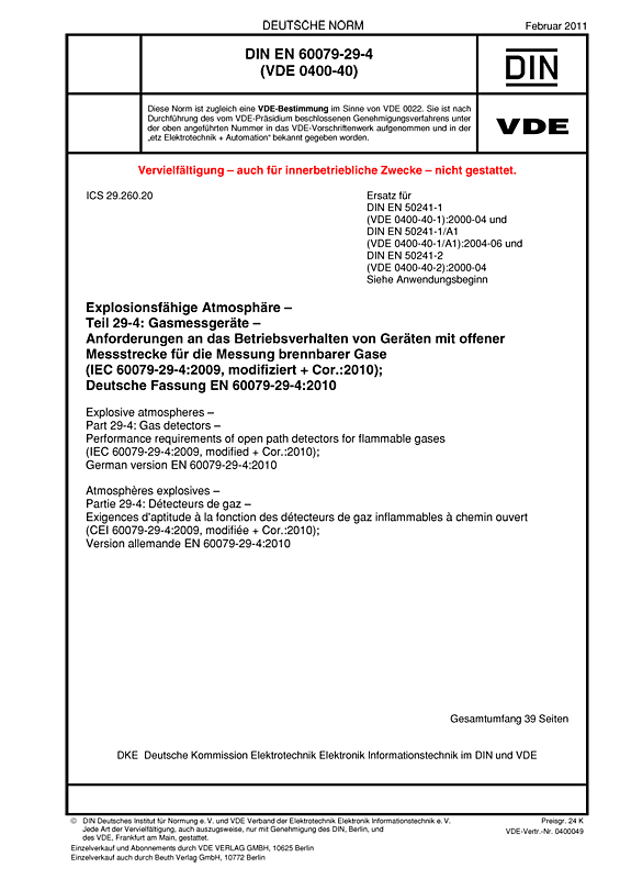 Warnhinweis gemäß DIN VDE 0100-712.514