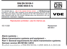 English Translations of VDE Standards